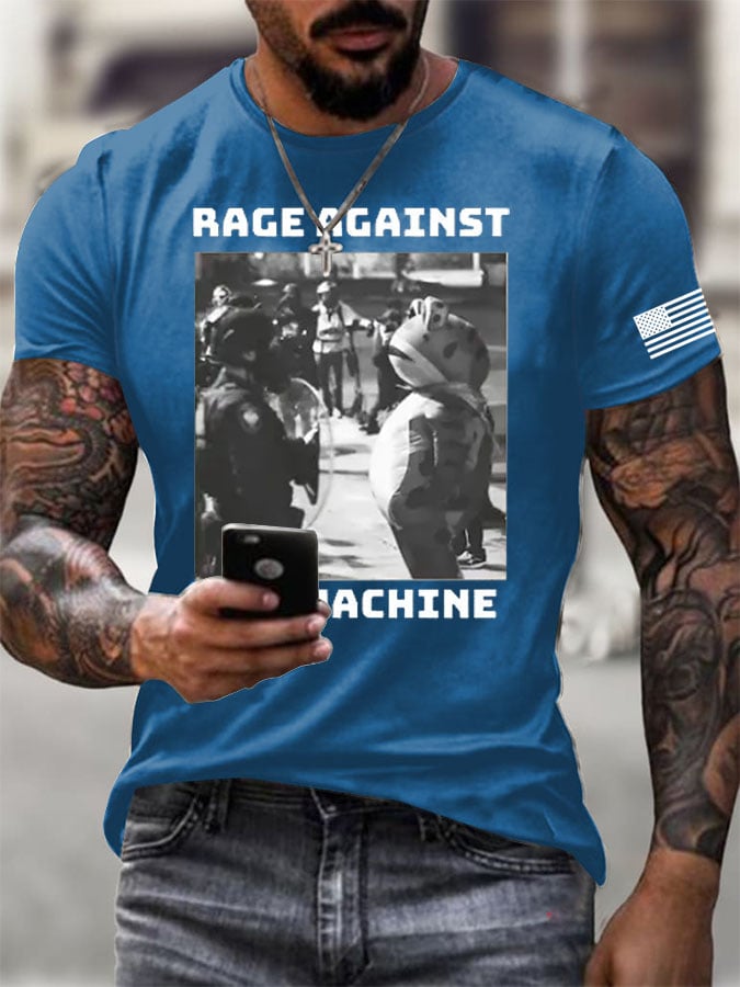 Men's Portland Frog Print T-Shirt