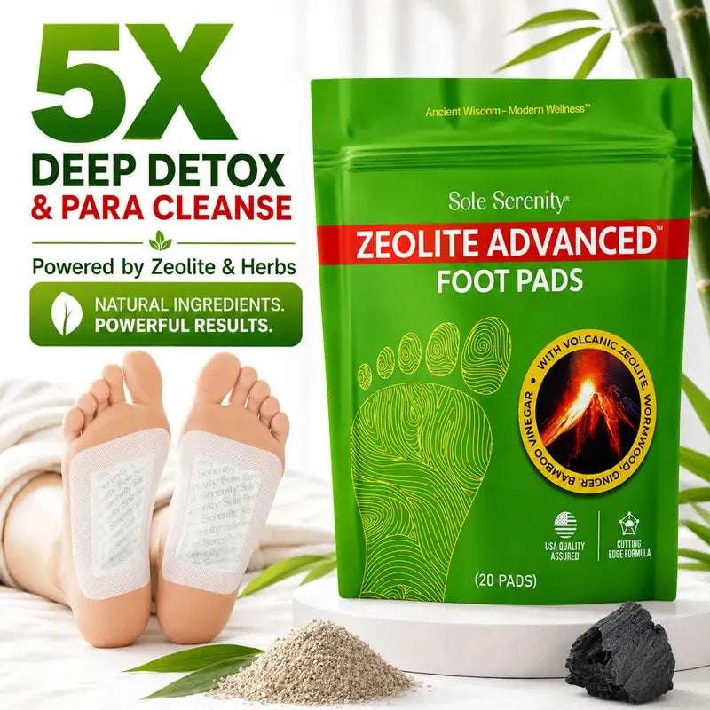 Sole Serenity™ Overnight Foot Pads – 20 Pads | 6 Botanical & Mineral Blends