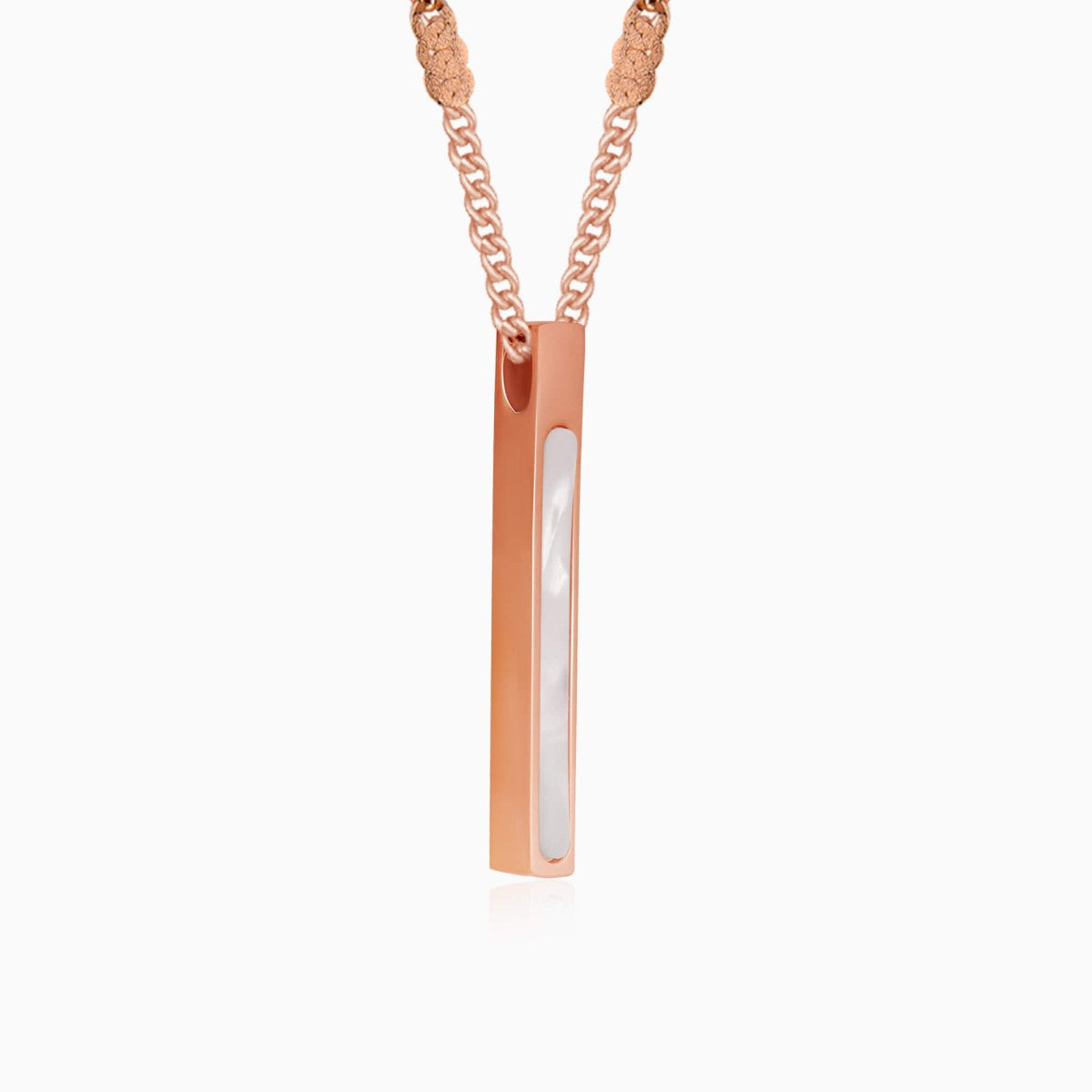 Mother Of Pearl Bar Necklace