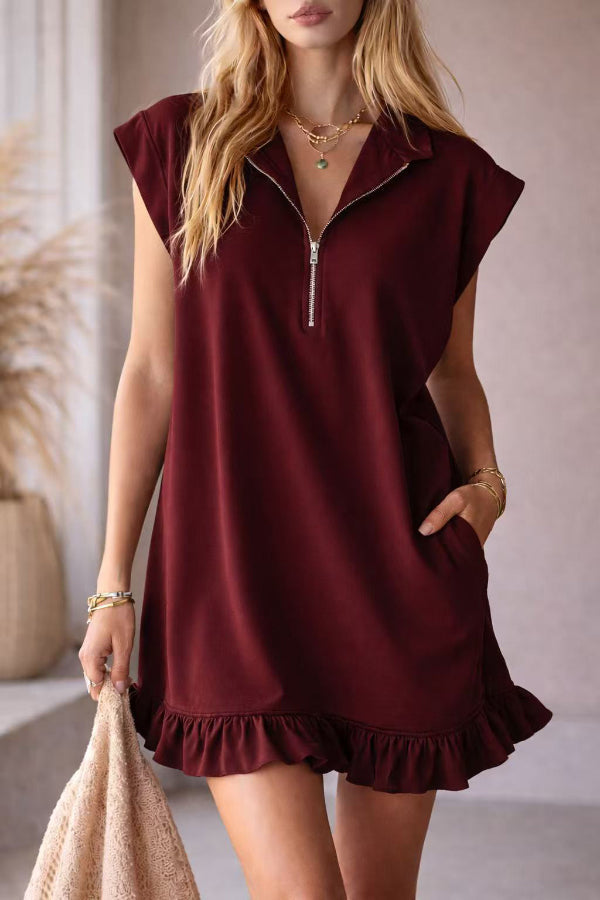 New Arrivals Fashion Solid-Color Dresses