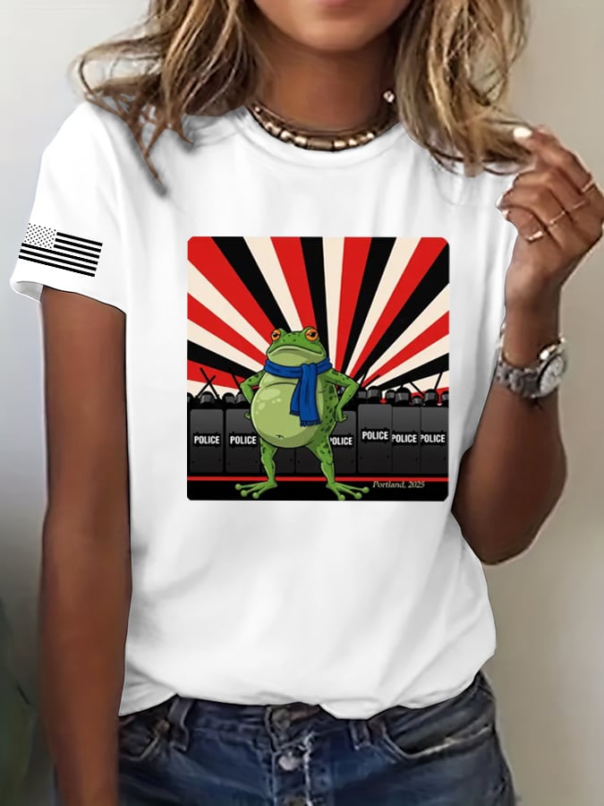 Women's FDT Print Crew Neck T-Shirt