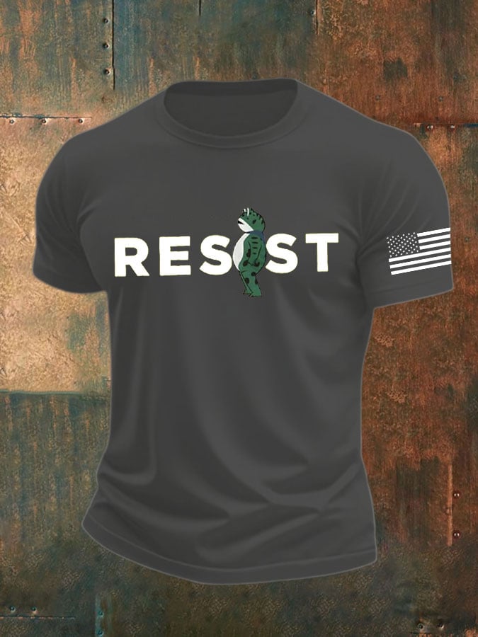 Men's Portland Frog Print T-Shirt