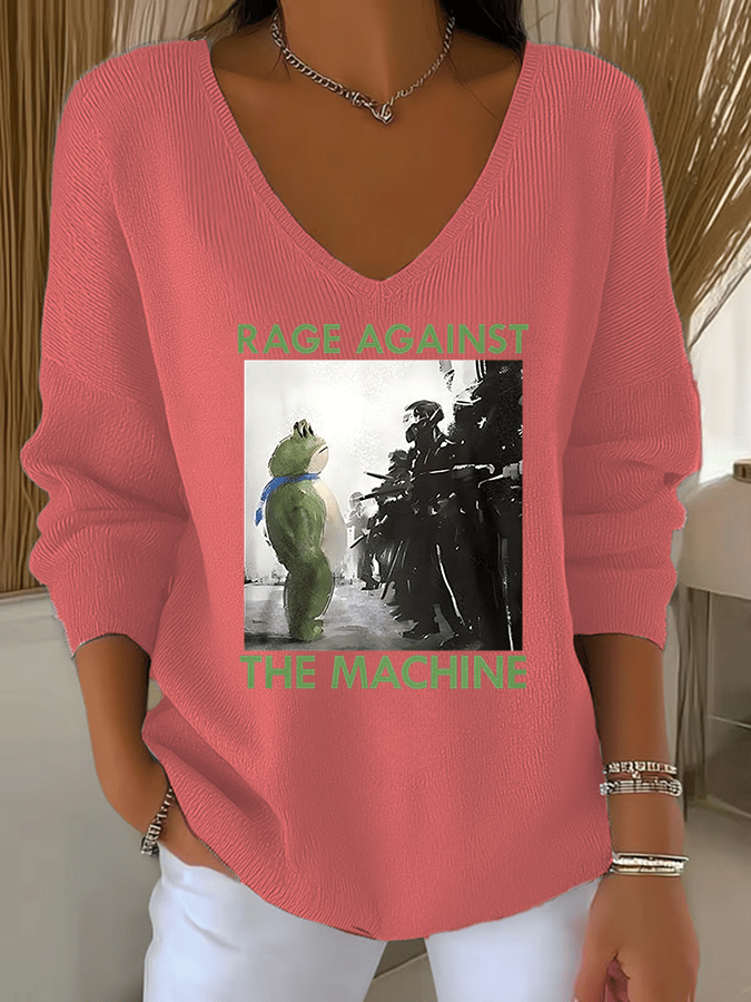 Women's America has no kings print Sweatshirt
