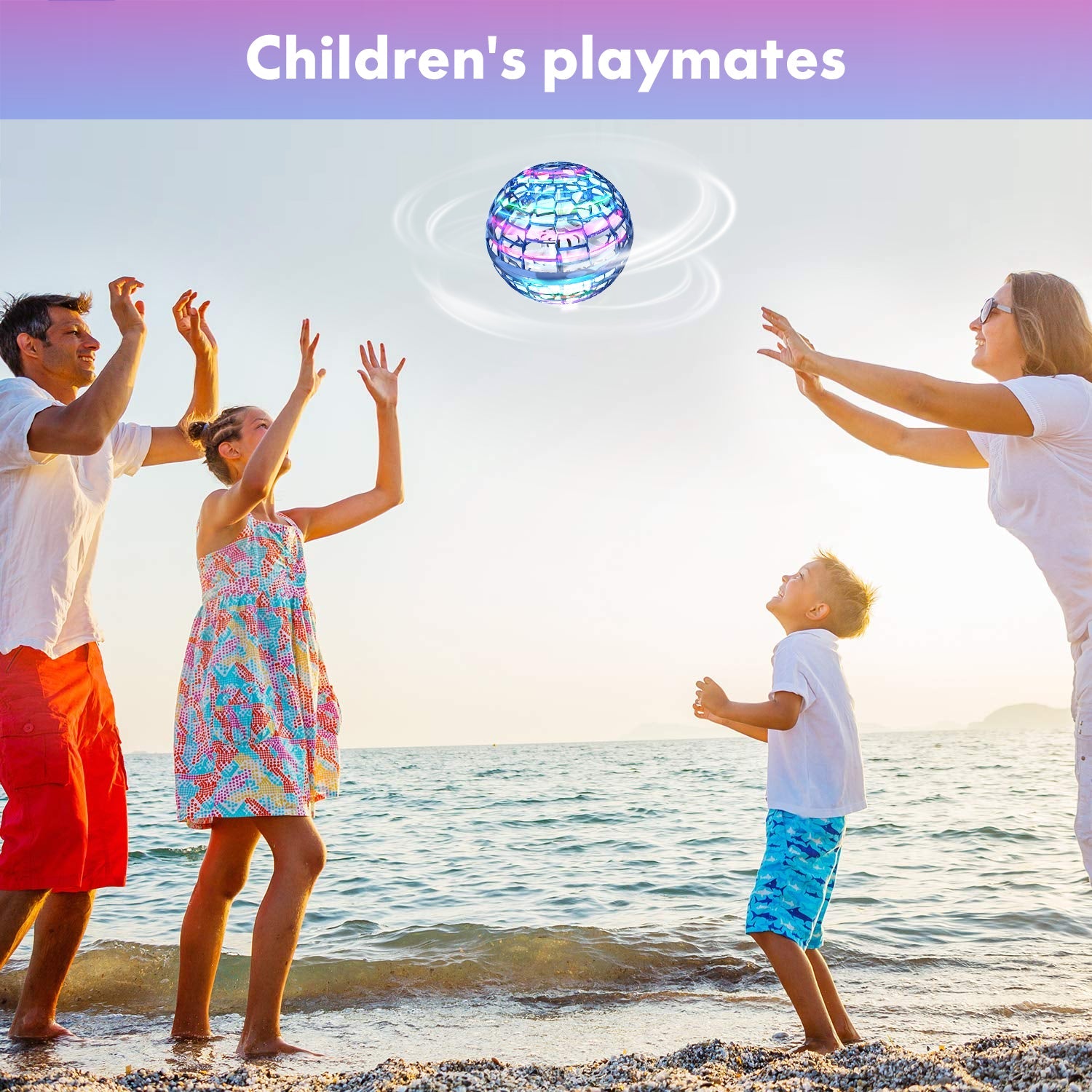 🤶🎁Christmas gift-Magic wand induction luminous whirling flying ball