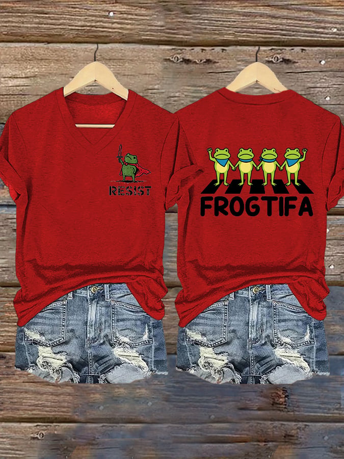 FDT printed casual T-shirt