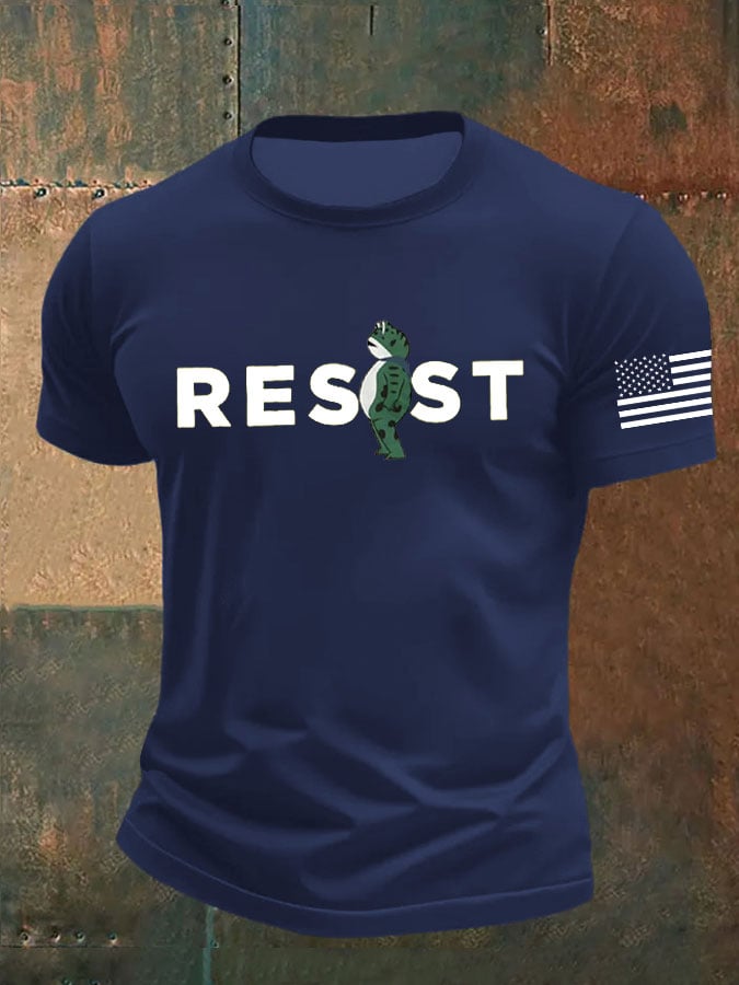 Men's Portland Frog Print T-Shirt