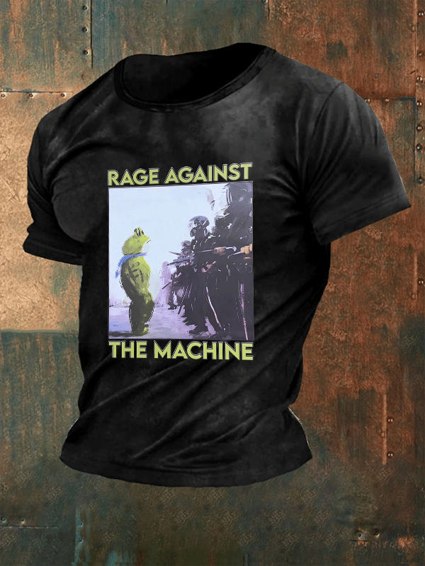 Men's Portland Frog Art Print T-Shirt