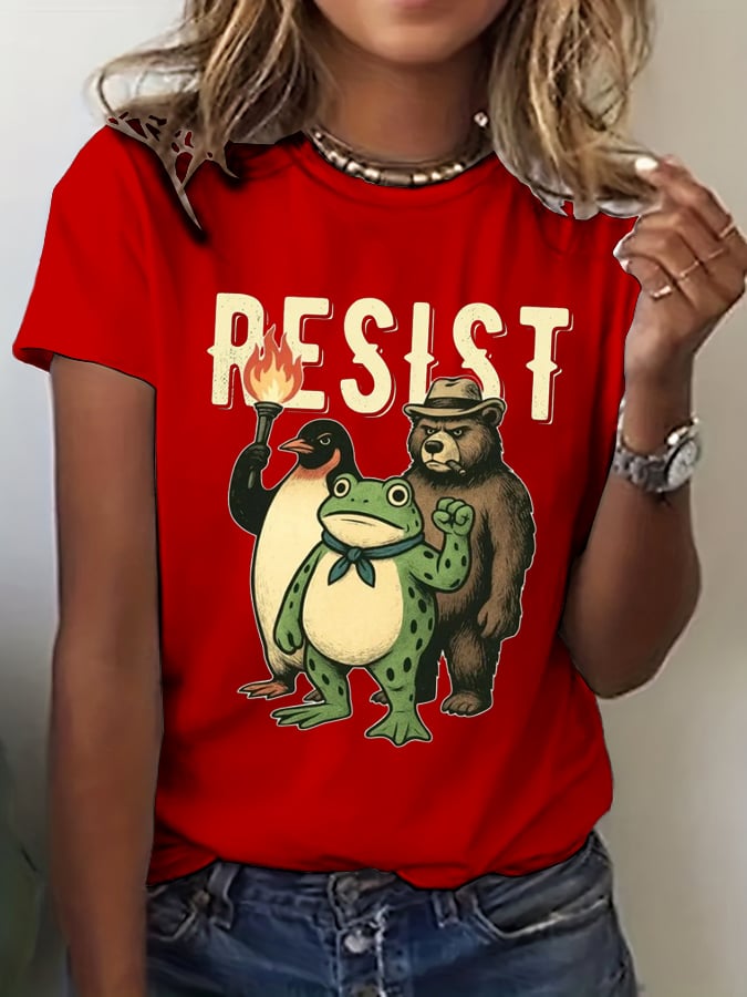 Women's FDT Print Crew Neck T-Shirt