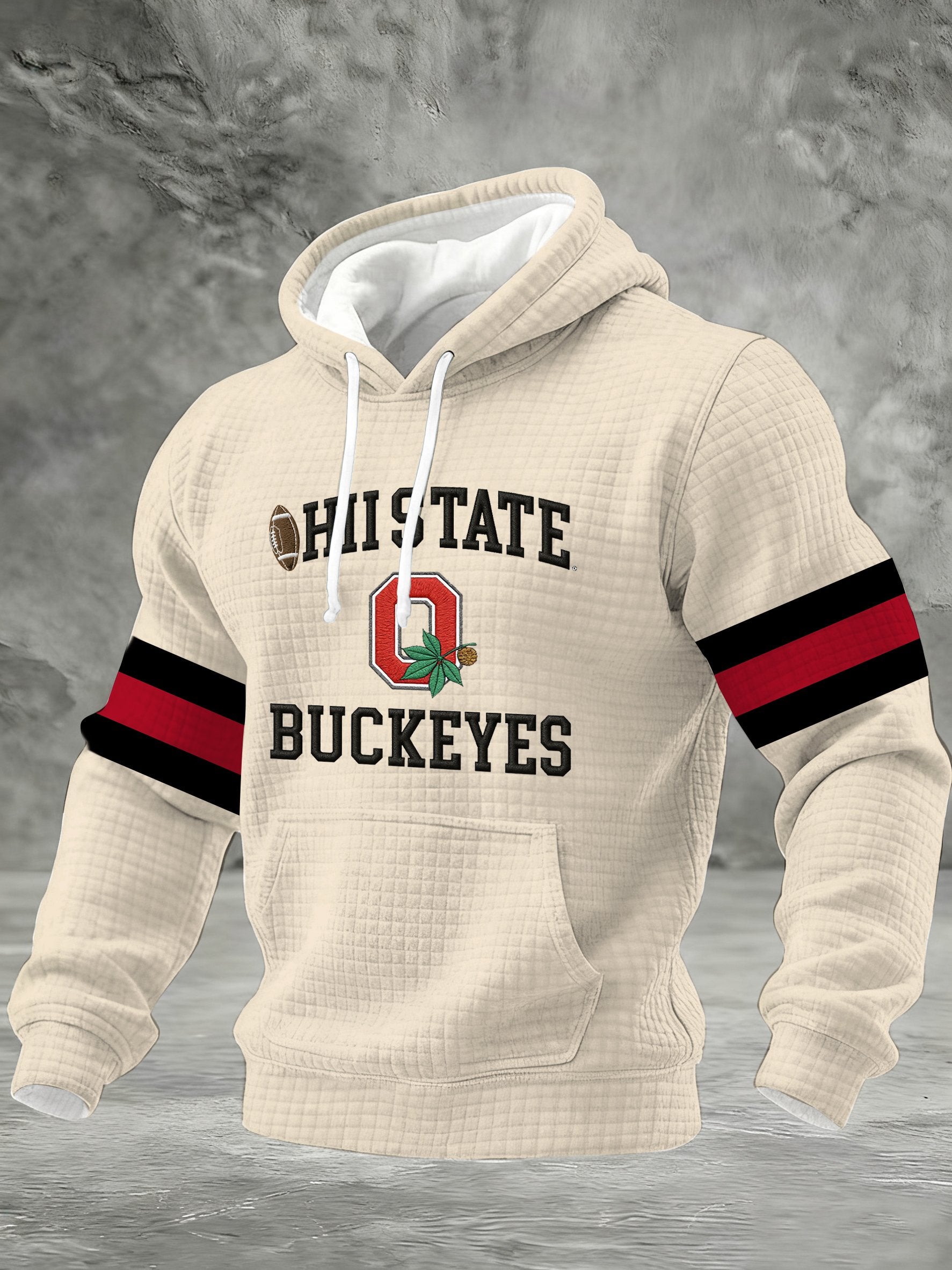 Men's Casual Rugby Print Sweatshirt