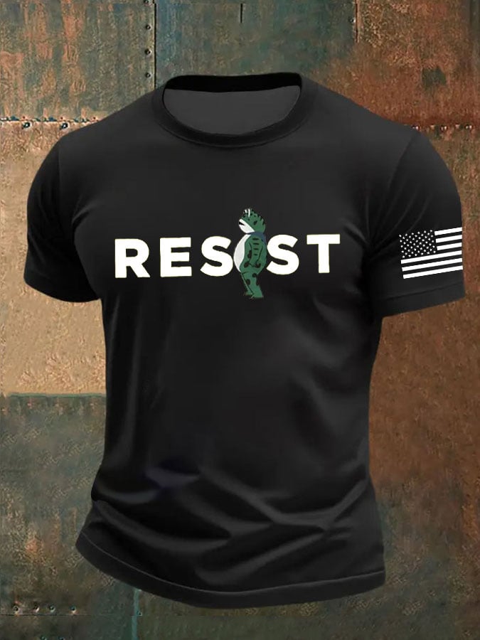 Men's Portland Frog Print T-Shirt