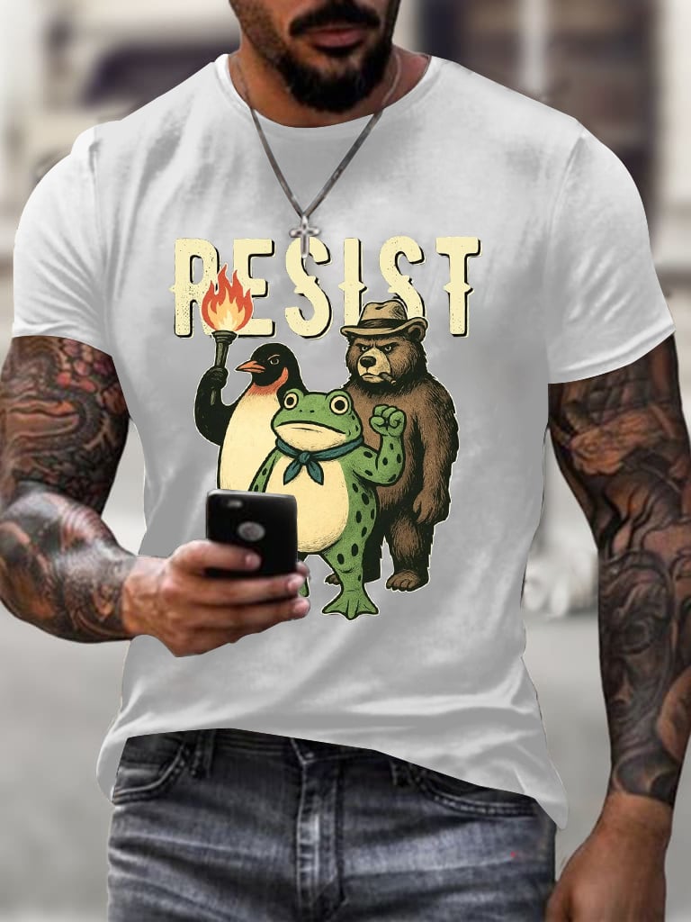 Men's FDT Resist Print short-sleeved T-shirt