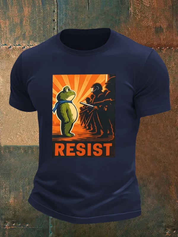 Men's Portland Frog Resist Print T-shirt