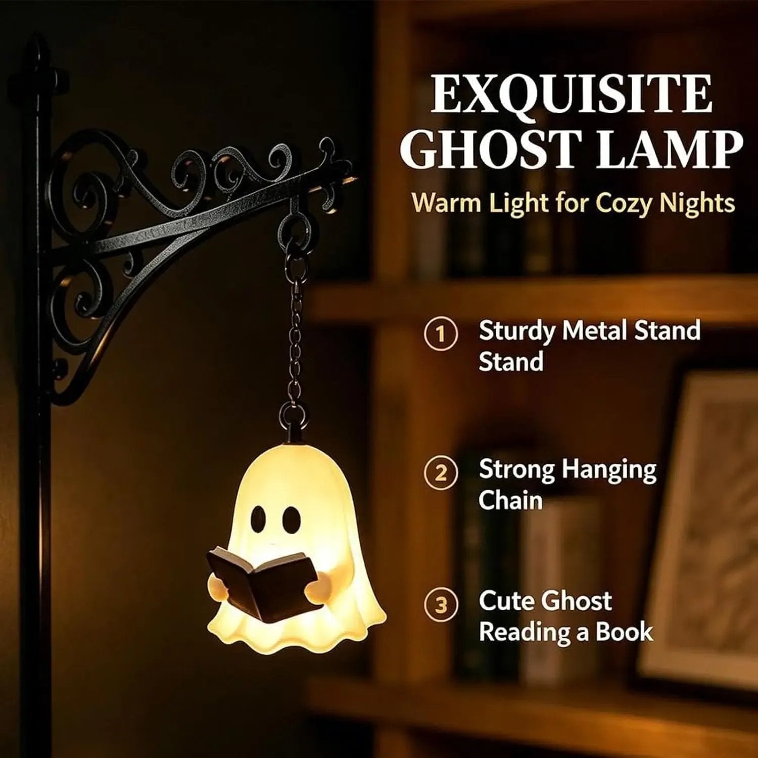 🎃Halloween Early Sale👻 Library Lantern Book Nook Lamp