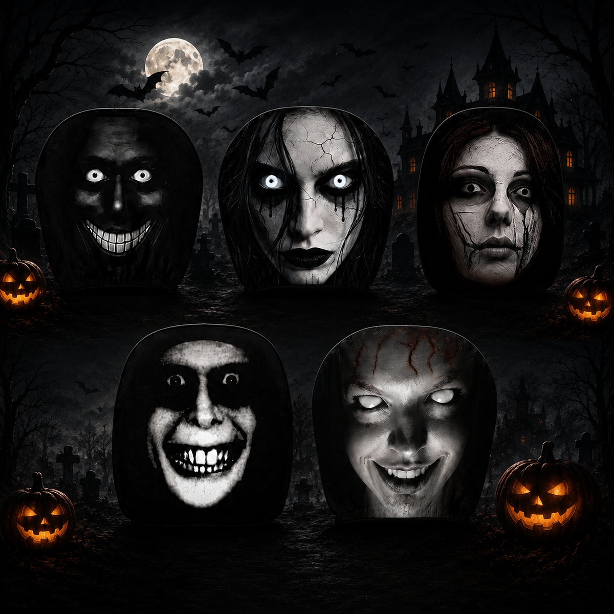 🔥Last Day 30% OFF🔥Haunted HeadRest Collection