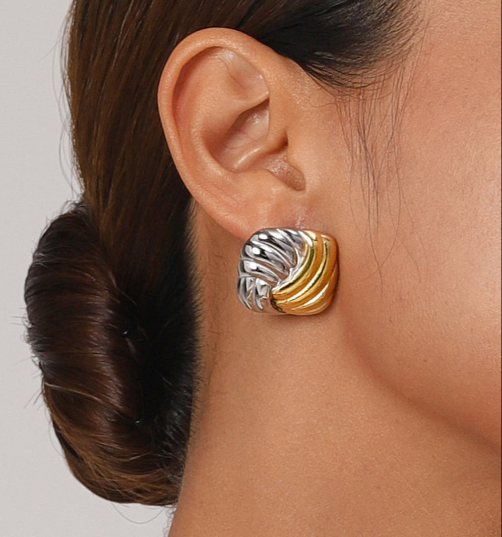 Dual Drape Earrings