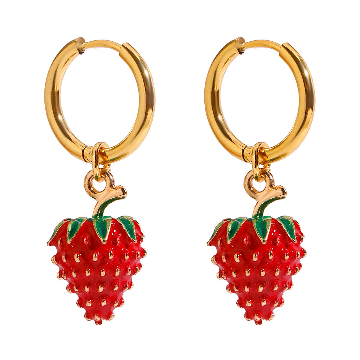 Strawberry Charm Earrings