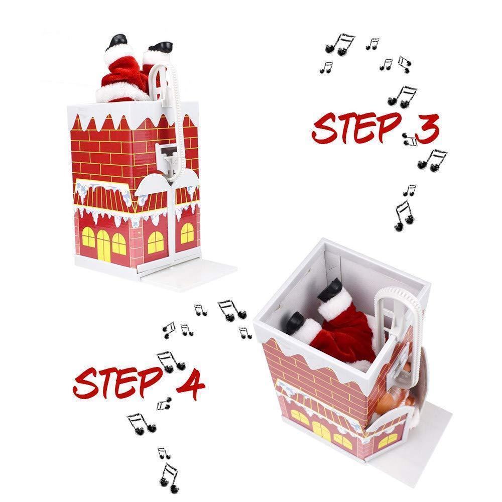 🎅Santa Claus climbs the chimney