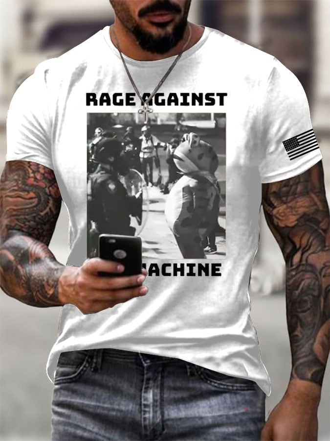 Men's Portland Frog Print T-Shirt