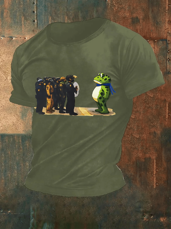 Men's Portland Frog print T-Shirt
