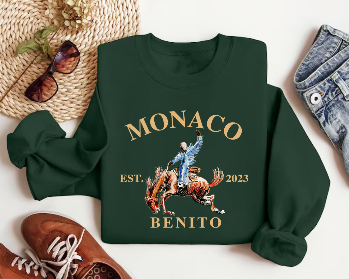 Monaco Bad Bunny Most Wanted Tour 2023 Sweatshirt Shirt