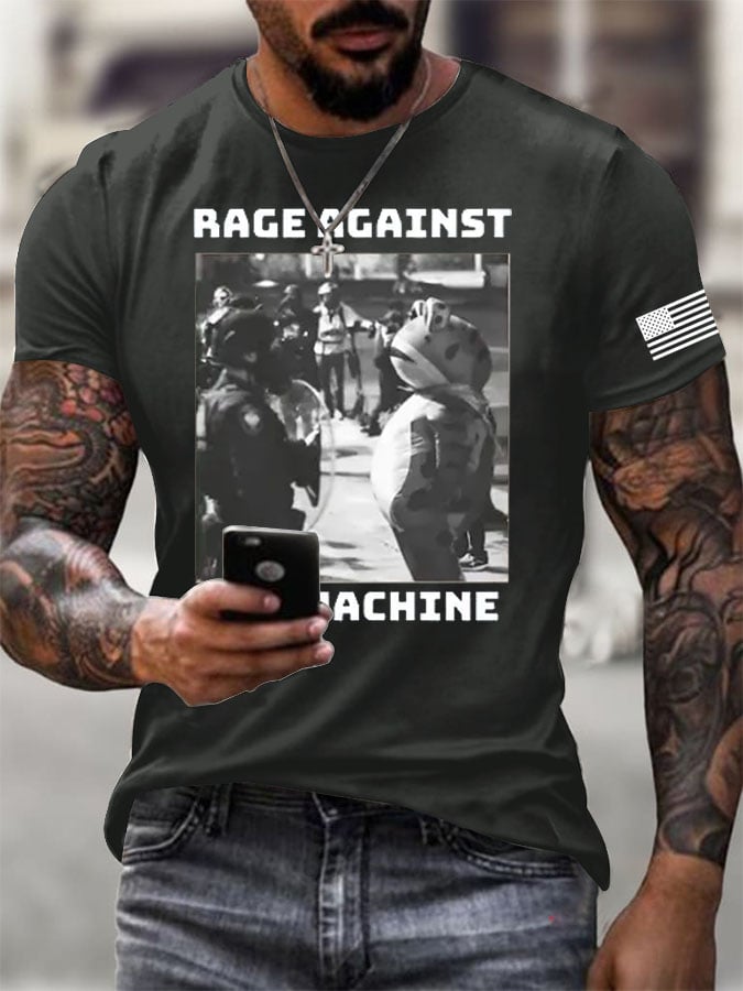 Men's Portland Frog Print T-Shirt