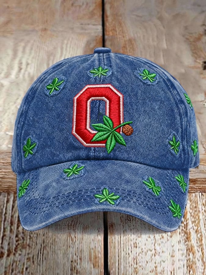 Men's and women's casual rugby print hats