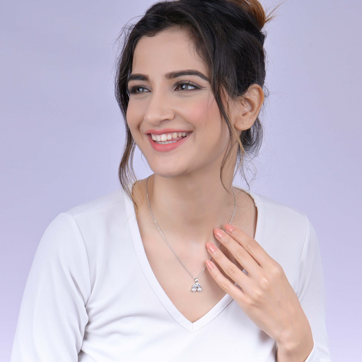 Rainbow Charm Necklace