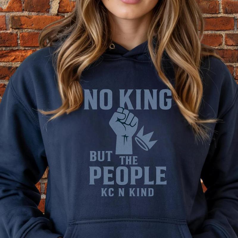 No King But The People Unisex Gildan Protest T-Shirt, Sweatshirt