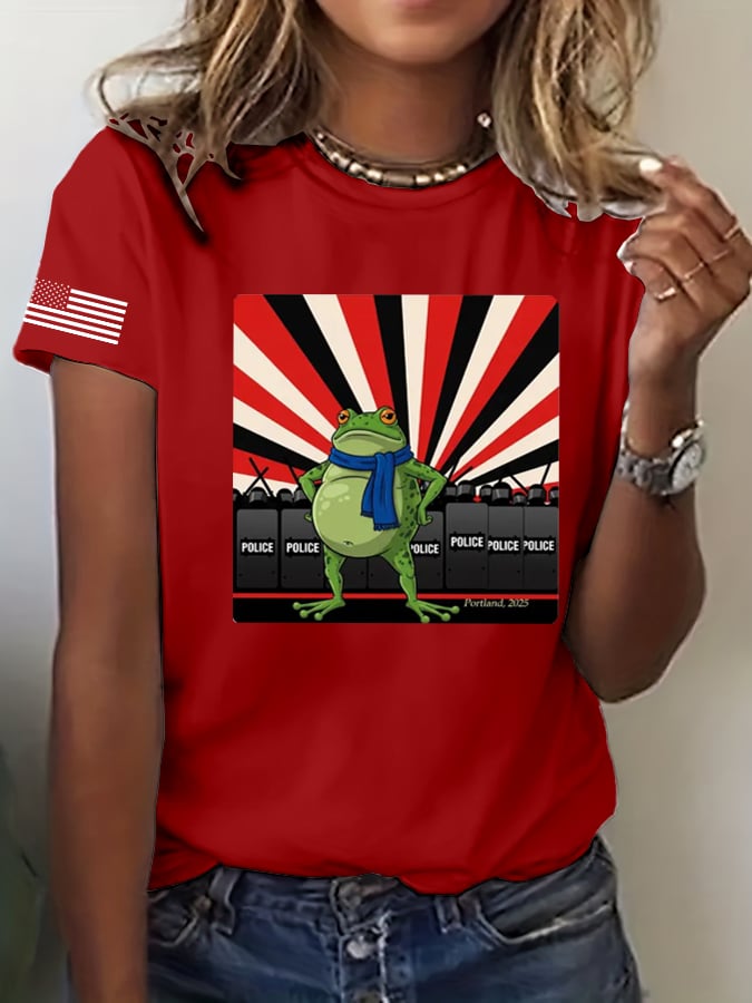 Women's FDT Print Crew Neck T-Shirt