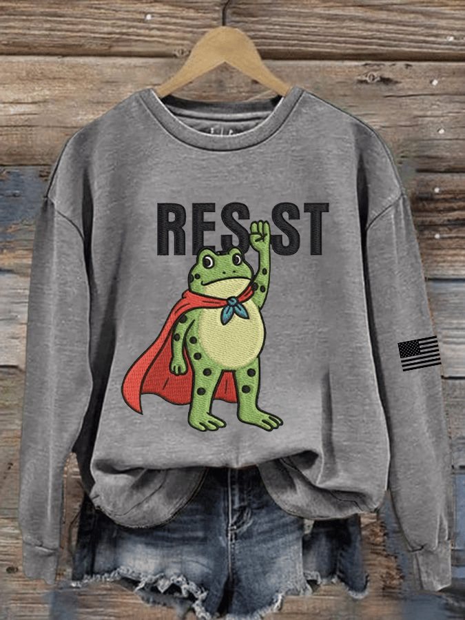 Women's FDT Printed Crew Neck Sweatshirt