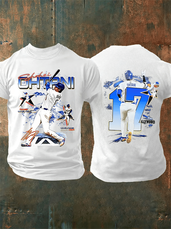 Men's Hot Print Casual T-Shirt