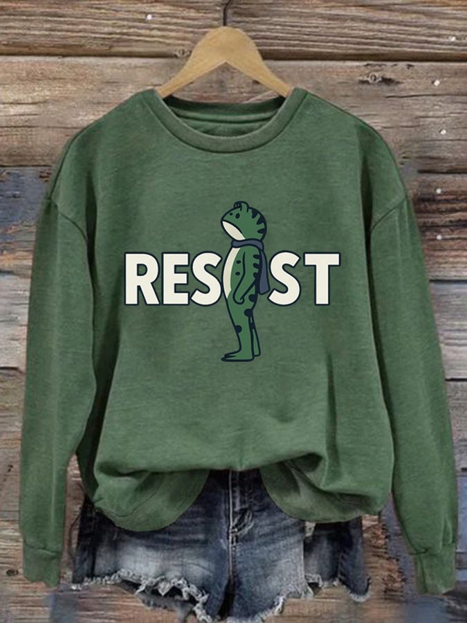 Women's FDT Print Casual Sweatshirt