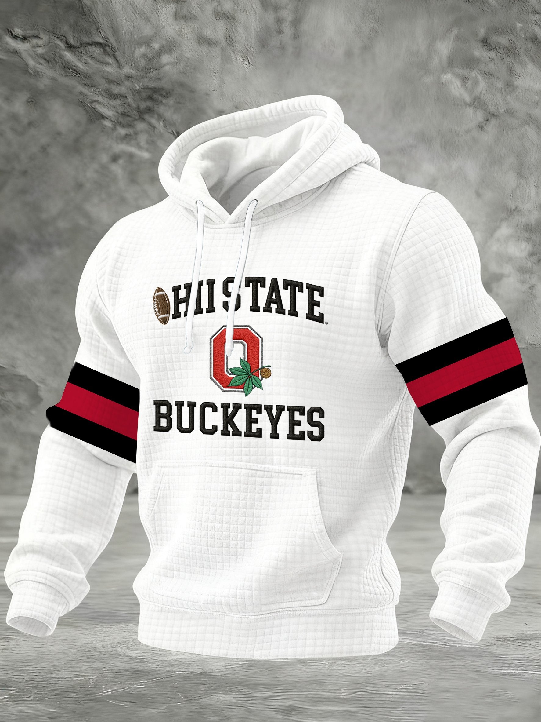 Men's Casual Rugby Print Sweatshirt