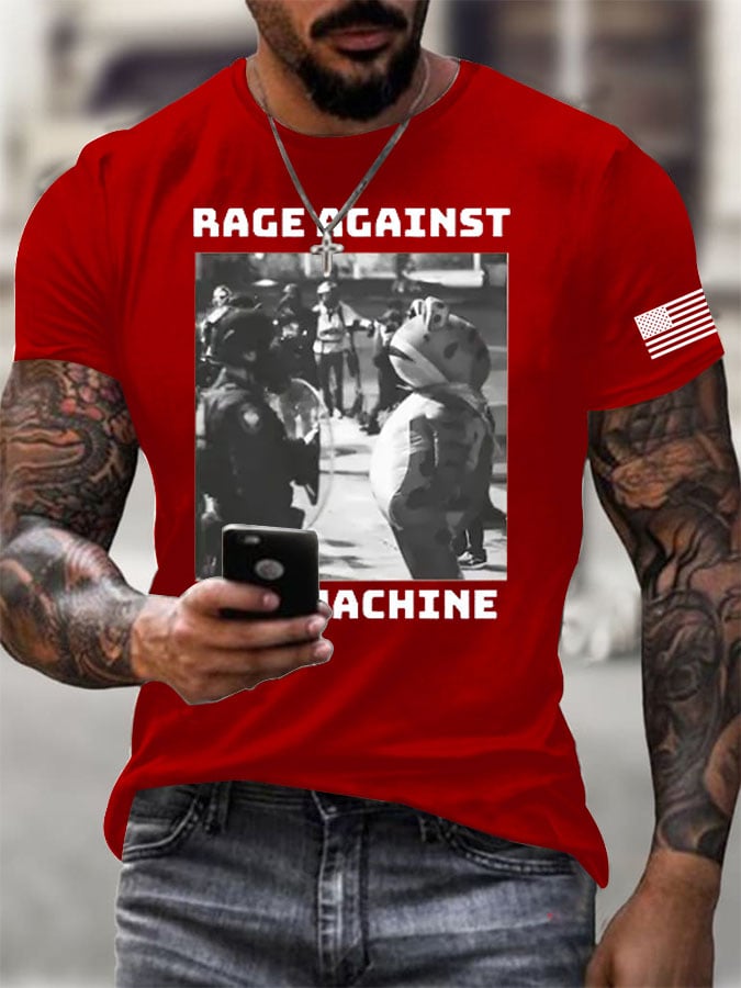 Men's Portland Frog Print T-Shirt