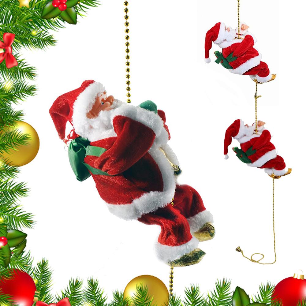 (CHRISTMAS HOT SALE NOW)Santa Claus Musical Climbing Rope