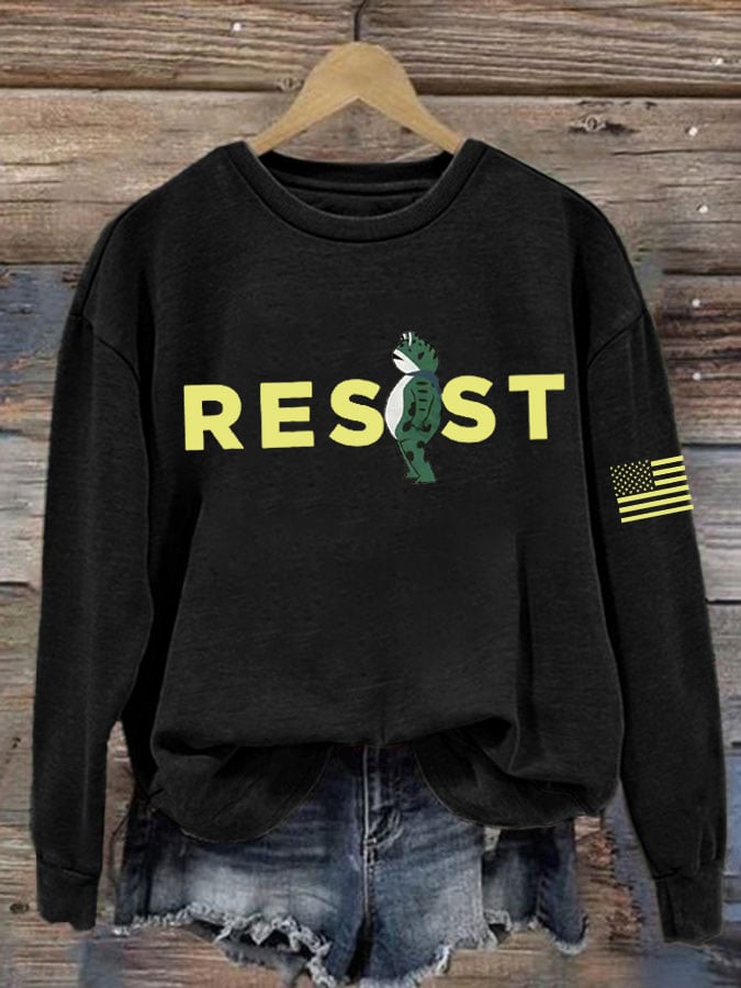 Women's FDT Portland Frog RESIST Print Sweatshirt