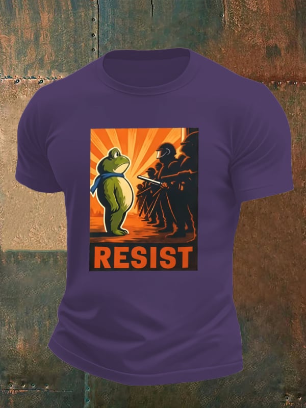 Men's Portland Frog Resist Print T-shirt