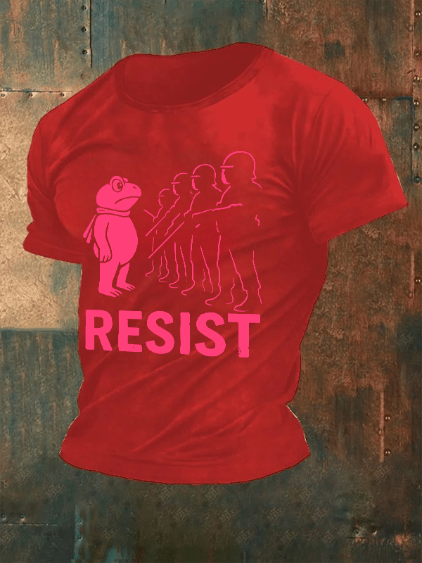Men's  Portland Frog resist Print T-Shirt