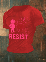 Men's  Portland Frog resist Print T-Shirt