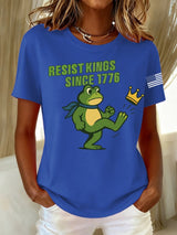 Women's Casual Resistance Frog T-Shirt