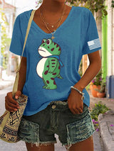 Women's casual Portland Frog  T-shirt