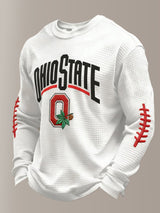 Men's Casual Rugby Print T-shirt