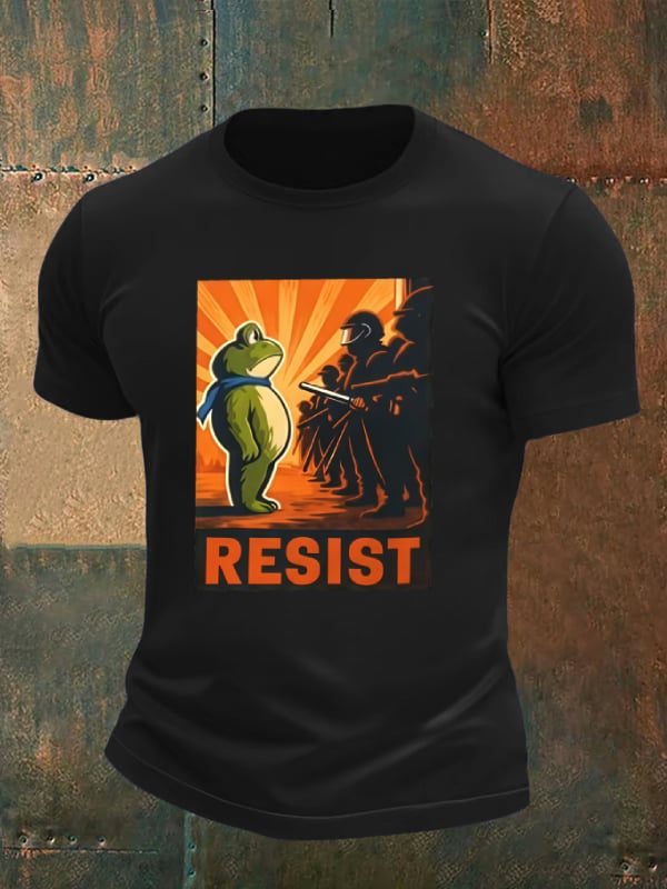Men's  Portland Frog Resist  Print T-shirt