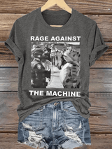 Women's  Portland Frog Resist  Printed Casual T-Shirt
