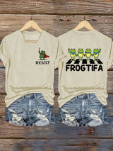 FDT printed casual T-shirt
