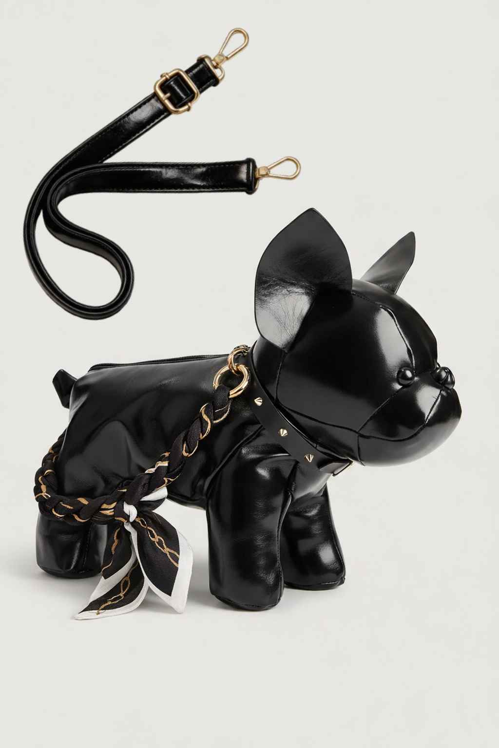 Masterful Craftsmanship French Bulldog Leather Bag