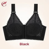 Full Bust Support Front Buckle Lace Bra