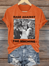 Women's  Portland Frog Resist  Printed Casual T-Shirt