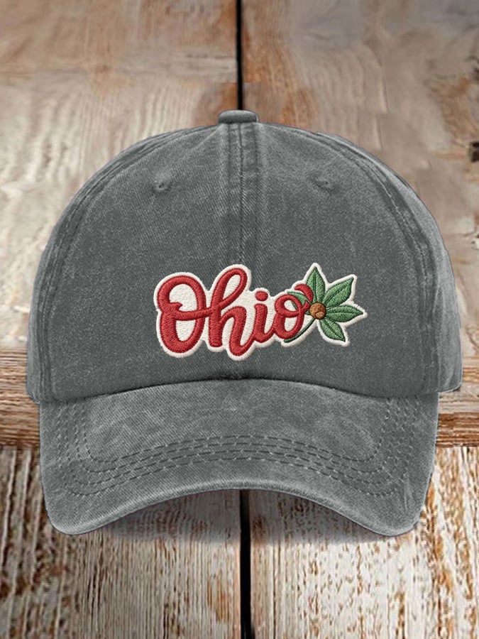 Men'S And Women'S Casual Football Print Hats