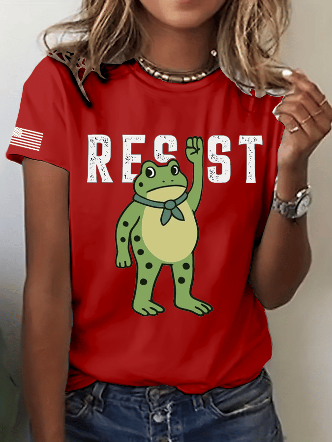 Women's FDT Print Crew Neck T-Shirt